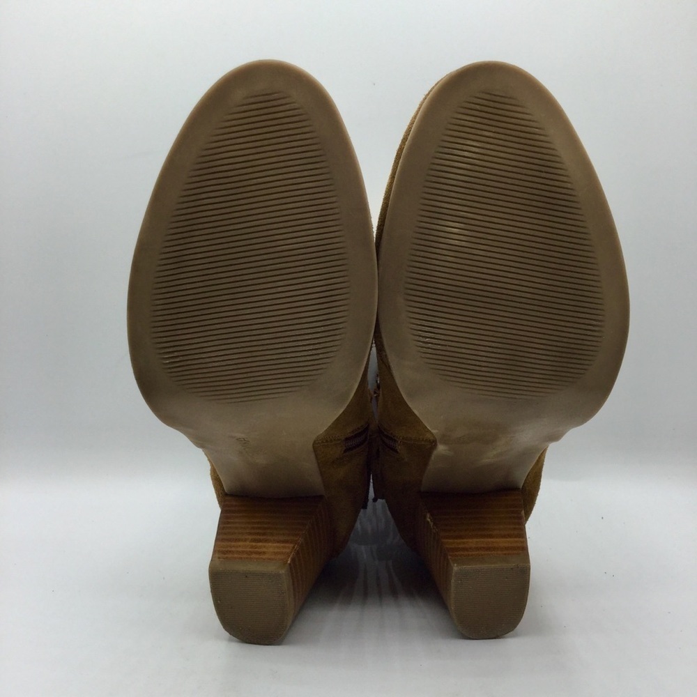 Minnetonka Brown Ankle Booties with Tassel Zipper - Picture 8 of 13